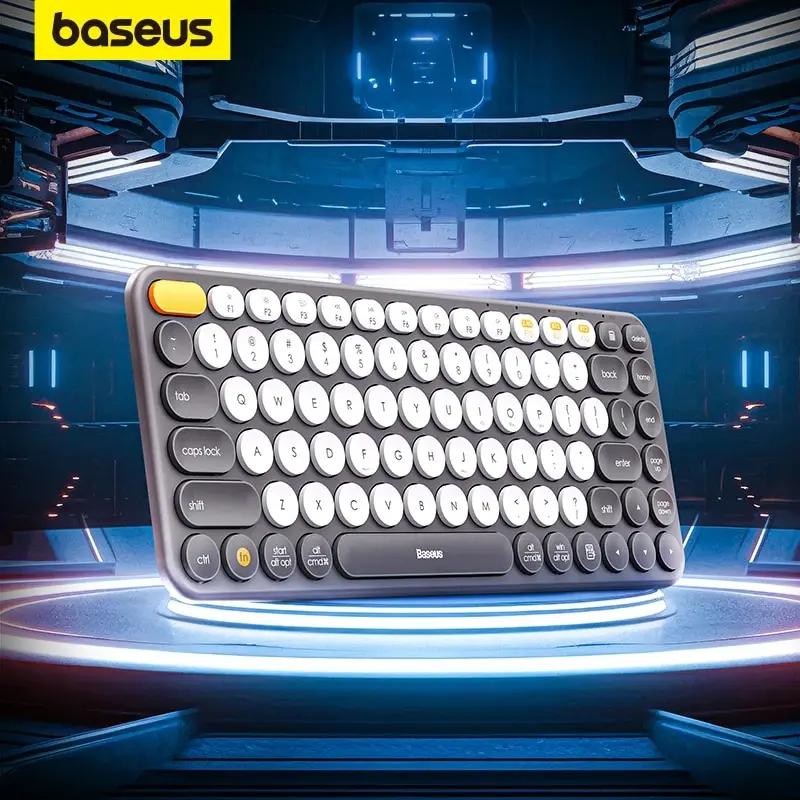 Baseus   Ű 5.0, ƺ е PC º, USB ϷƮ ̱ ̾ƿ Ű, EN 84 105 Űĸ, 2.4G